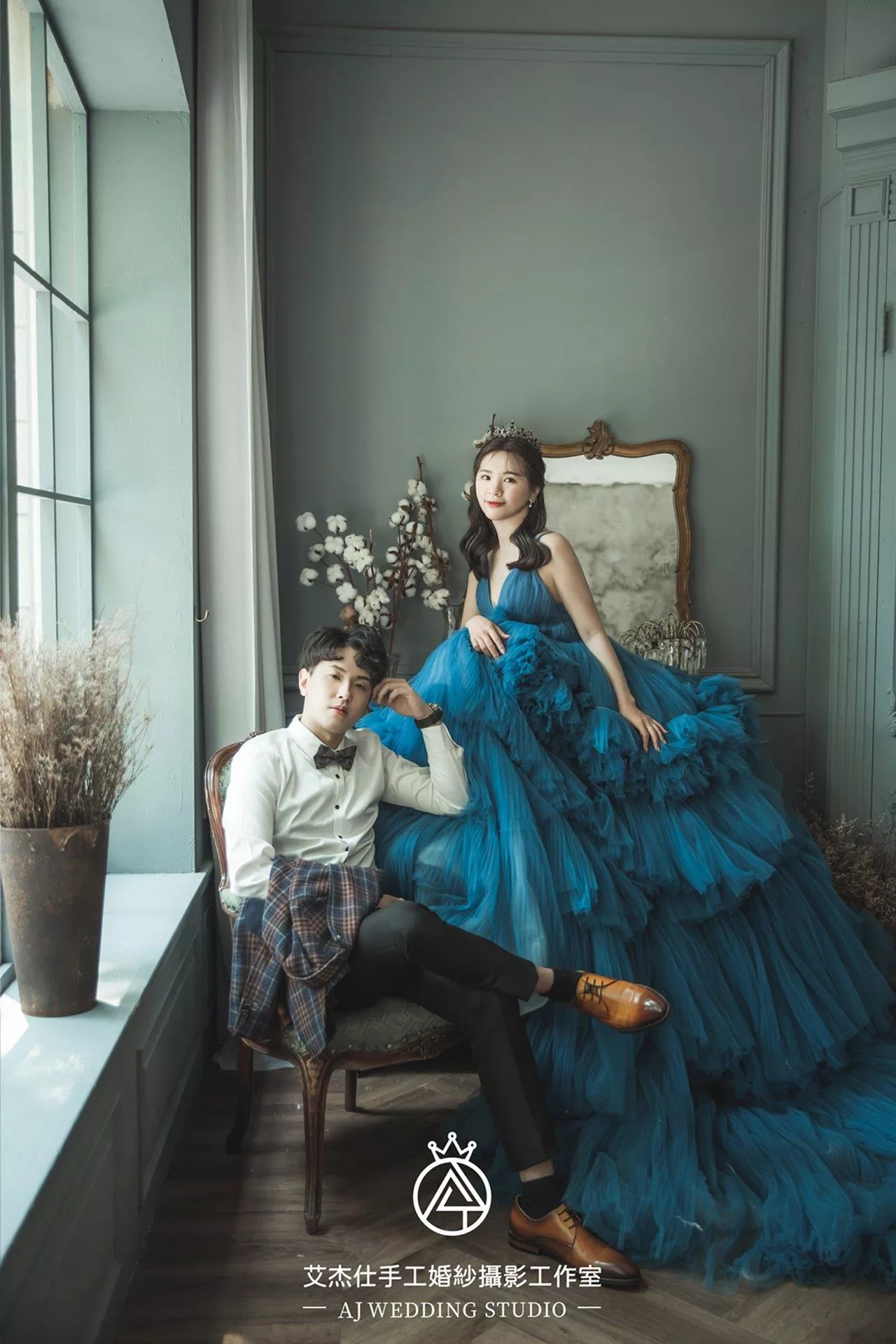 桃園中壢婚紗攝影推薦-婚紗攝影作品-AJWedding艾杰仕婚紗攝影(9)時尚婚紗-森林-氣球-婚紗攝影新人作品｜氣球｜森林｜婚紗作品