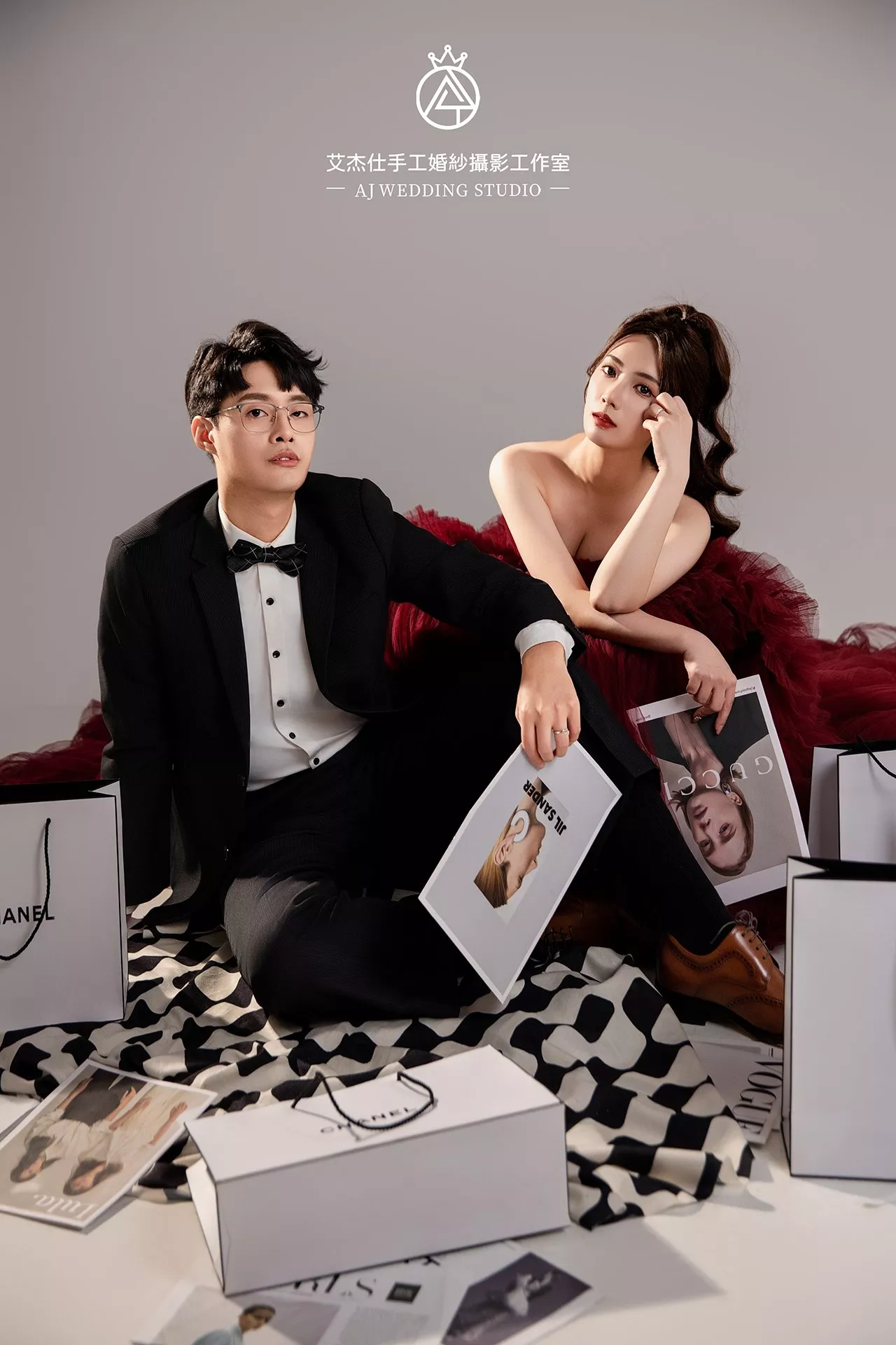 桃園中壢婚紗攝影推薦-婚紗攝影作品-AJWedding艾杰仕婚紗攝影(1)deerstudio攝影棚-浪漫唯美風格-婚紗攝影新人作品｜精選風格｜婚紗作品